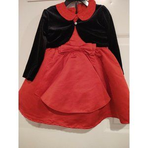 New Nanette Lepore Toddler Dress Size 3T Red And B